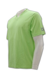 T183 訂製絲印tee   訂購數碼印tee  團體訂購T恤專門店    草綠色